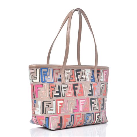 fendi multicolor tote